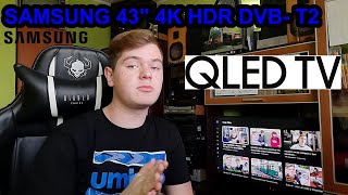 Telewizor Samsung 43quot Q65A QLED 4K Smart TV 2021  ogólne przedstawienie VLOG  Rivlo [upl. by Candide861]