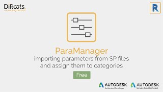 ParaManager  Revit Addin Tutorial  Import Parameters from SP files and assign them to Categories [upl. by Yseulta]