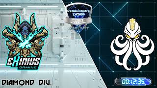 StarLeague Latam SLL  Diamond Div  eXimius vs New Alliance [upl. by Anilec484]