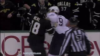 Theo Peckham vs James Neal Jan 26 2011 [upl. by Ayotahs231]