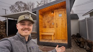 DIY Outdoor Sauna Build [upl. by Yboj156]