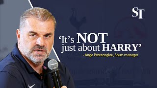 Life after Harry Kane has crossed Spurs manager Ange Postecoglous mind  The ST Interview [upl. by Melodie206]