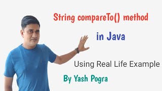 compareto method in java  Java String compareTo Method Example [upl. by Idnahr936]