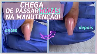 MANUTENÇÃO DE UNHAS DE GEL PASSO A PASSO CORRETO I PRATICANDO COM A GRAZI [upl. by Delainey870]