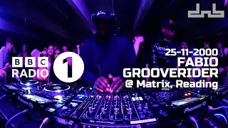 Fabio Grooverider  Matrix Reading BBC Radio 1 25112000 [upl. by Anida]