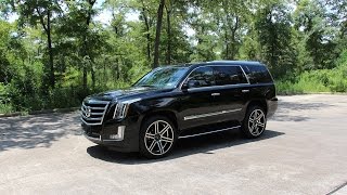 2015 Cadillac Escalade  Review in Detail Start up Exhaust Sound and Test Drive [upl. by Vina685]