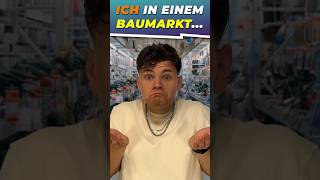 Wenn ICH in einem BAUMARKT arbeiten würde😂 youtube viral comedy subscribe funny shorts video [upl. by Rahsab]