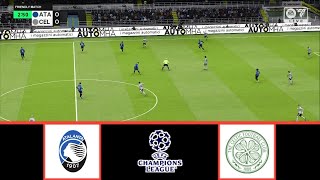 ATALANTA VS CELTIC  UEFA CHAMPIONS LEAGUE 20242025  FOOTBALL LIFE 2024 [upl. by Neirol762]