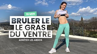 🔥 10 min  Brûler le GRAS DU VENTRE vite   Arrêtez les abdos  Jessica Mellet  Move Your Fit [upl. by Cheyney194]