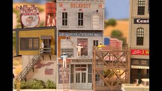 Delancey Street Model Slideshow HO Scale [upl. by Mackoff]