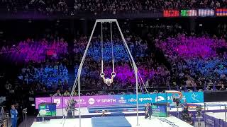 Eleftherios Petrounias🇬🇷  Rings Final🥈  2023 World Championship Antwerp  Score 15066 [upl. by Orola]