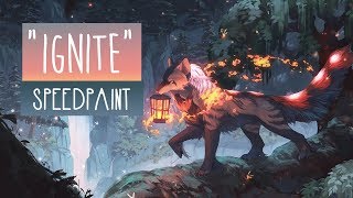 Ignite  SPEEDPAINT  Photoshop CC [upl. by Eem]