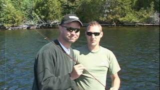 The Dimestore Fishermen fishes near Chapleau Ontario with friend Tim Mutter [upl. by Yelac150]