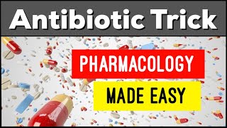 Antibiotic Class and Drug Name Trick  Pharmacology Made Easy Nursing USMLE [upl. by Amatruda]