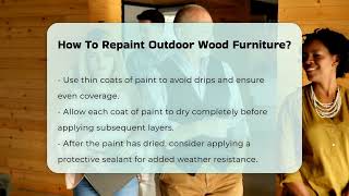 How To Repaint Outdoor Wood Furniture  CountyOfficeorg [upl. by Slaohcin674]