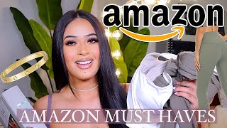 AMAZON FAVORITES 2021  Home Decor  Self Care  BEST Amazon Leggings  Gold Jewelry  MUST HAVES 😍 [upl. by Glori]