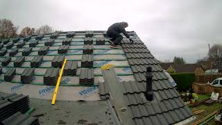 House Extension Build in Surrey Time lapse Part 5 Roofing [upl. by Netsrijk]