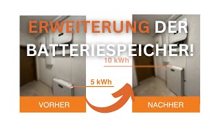 Erweiterung der Batteriespeicher 5 kWh auf 10 kWh PVAnlage von Huawei [upl. by Eigroeg387]