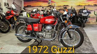 Moto Guzzi V7 850 GT 1972 Lanfranconi pipes cold start here for sale therealtoyshop [upl. by Loss]