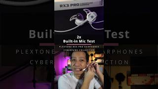 2x available builtin mic  Plextone Rx3 Pro Earphones Cyberpunk [upl. by Analim]