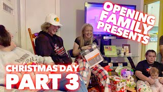 CHRISTMAS DAY Part 3  OPENING FAMILY PRESENTS  Family 5 Vlogs [upl. by Oisinoid986]