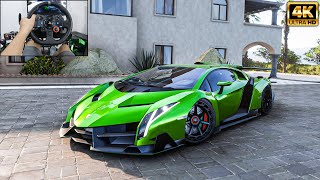 1200HP Lamborghini Veneno  Forza Horizon 5  Logitech g29 gameplay [upl. by Hsak233]