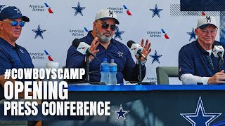 Training Camp Opening Press Conference  Dallas Cowboys 2021 [upl. by Caldwell]