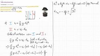 LEIFIphysik Aufgabenlösung  Tiefe eines Brunnens [upl. by Elyssa]