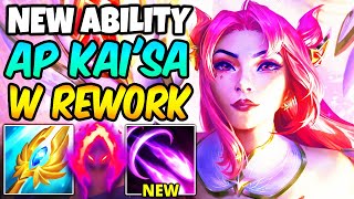 NEW KAISA ABILITY REWORK  BROKEN W MULTI SNIPE  FULL AP New Build amp Runes  League of Legends [upl. by Esmeralda143]