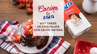 ¿CÓMO HAGO UNOS HOTCAKES DE CHOCOLATE [upl. by Ahsiei]