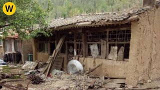 Leaving the city middleaged man renovates an old house in the forest to survive [upl. by Poock]