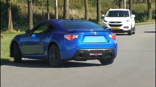 Subaru brz HARD CRASH INTO ANOTHER CAR Drift goes wrong [upl. by Nnire]