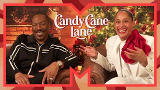 The Candy Cane Lane Cast Sing Their Fav Christmas Songs amp Talk Finding Festive Spirit  MTV Movies [upl. by Sirmons636]