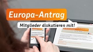 Diskutieren Sie das CDUEuropawahlProgramm  so gehts [upl. by Anchie]