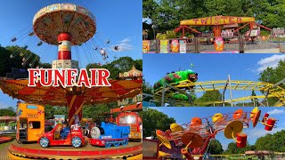 Funfair Frimley Lodge Park Camberley UK [upl. by Christiansen]