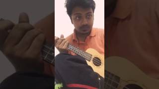 Tomare Dekhibar Mone Chay  Ukulele Dotara Style Cover [upl. by Chil]