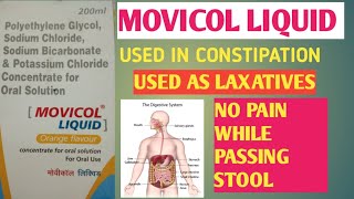 Movicol Liquid for constipation  drug used in constipation  no pain while passing stool [upl. by Ona]