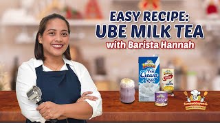 Easy Jersey Recipe Ube Milk Tea [upl. by Ihsir]