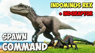 Indominus Rex ARK Survival Ascended Spawn COMMAND  How To Summon INDORAPTOR Code ASA [upl. by Yznil]