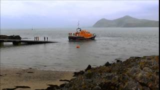 Porthdinllaen Lifeboat Station Slipway Trials 310314 [upl. by Anned]