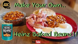 How To Make Your Own Heinz Baked Beans UK Style  Homemade Tutorial [upl. by Ahsitram]