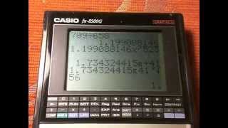 CASIO Graphing Calculator FX8500G [upl. by Lincoln775]