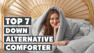 Top 7 Best Down Alternative Comforters for Cozy Nights [upl. by Enimsay299]