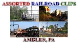 SEPTA Regional Rail Trains in Ambler PA [upl. by Tay]