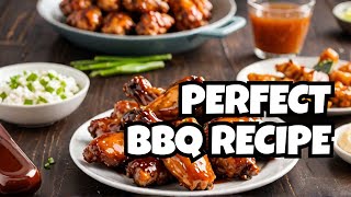 The BEST Oven BBQ Chicken Wings Recipe Youll Ever Taste 🍗 [upl. by Helas]