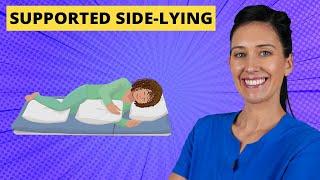 Change Position to Supported Side Lying CNA Skill [upl. by Danya]