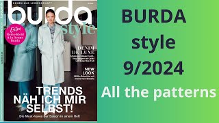 Burda 92024 full review NEW Burda Style All the patterns burdastyle sewingmagazine newburda [upl. by Akirdnwahs]