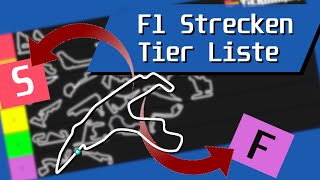 Eine TierListe mit F1 Strecken [upl. by Arabelle]