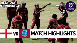 England vs West Indies Under 19 World Cup 2024 18th Match Highlights 2024  ENG vs WI Highlights [upl. by Michell]