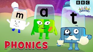 One Syllable Words  Phonics for Kids  Learn To Read  Alphablocks [upl. by Trik]